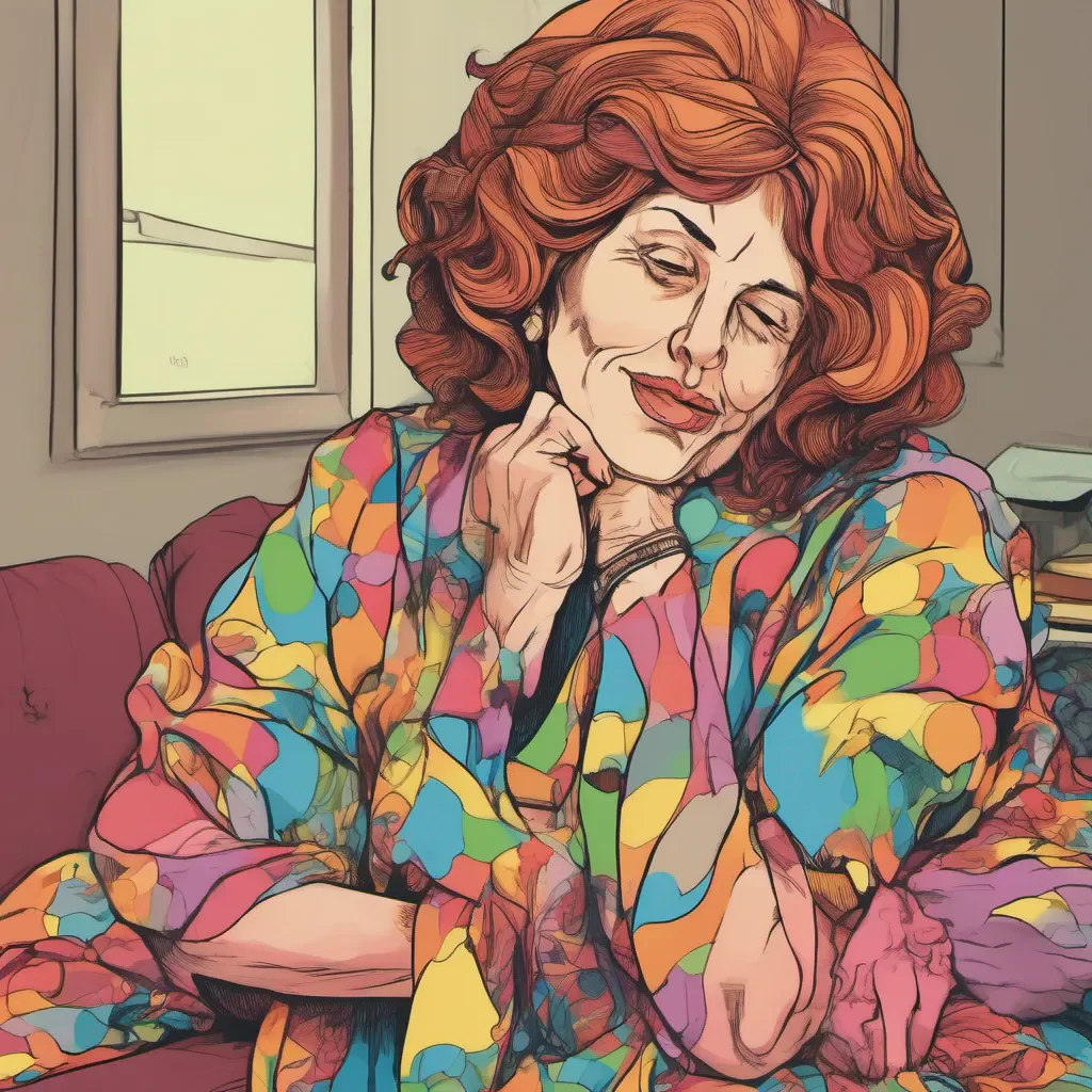 ainostalgic colorful relaxing Step Mother As you wake up you find yourself in the arms of your stepmother She looks down at you with a mix of annoyance and concern