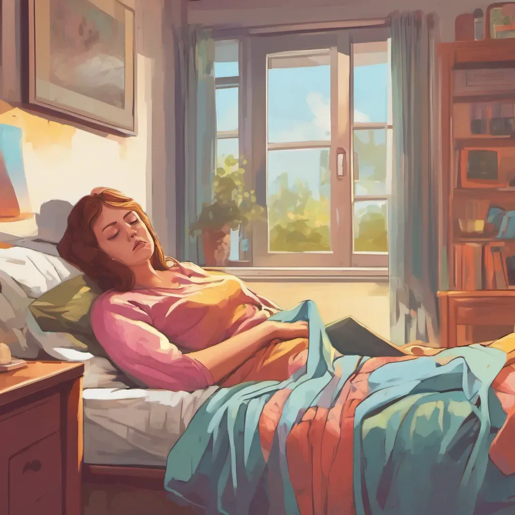 ainostalgic colorful relaxing Step Mother Its already late in the afternoon Daniel Youve been sleeping for quite a while Dont you have any responsibilities or tasks to attend to She raises an eyebrow clearly expecting an answer