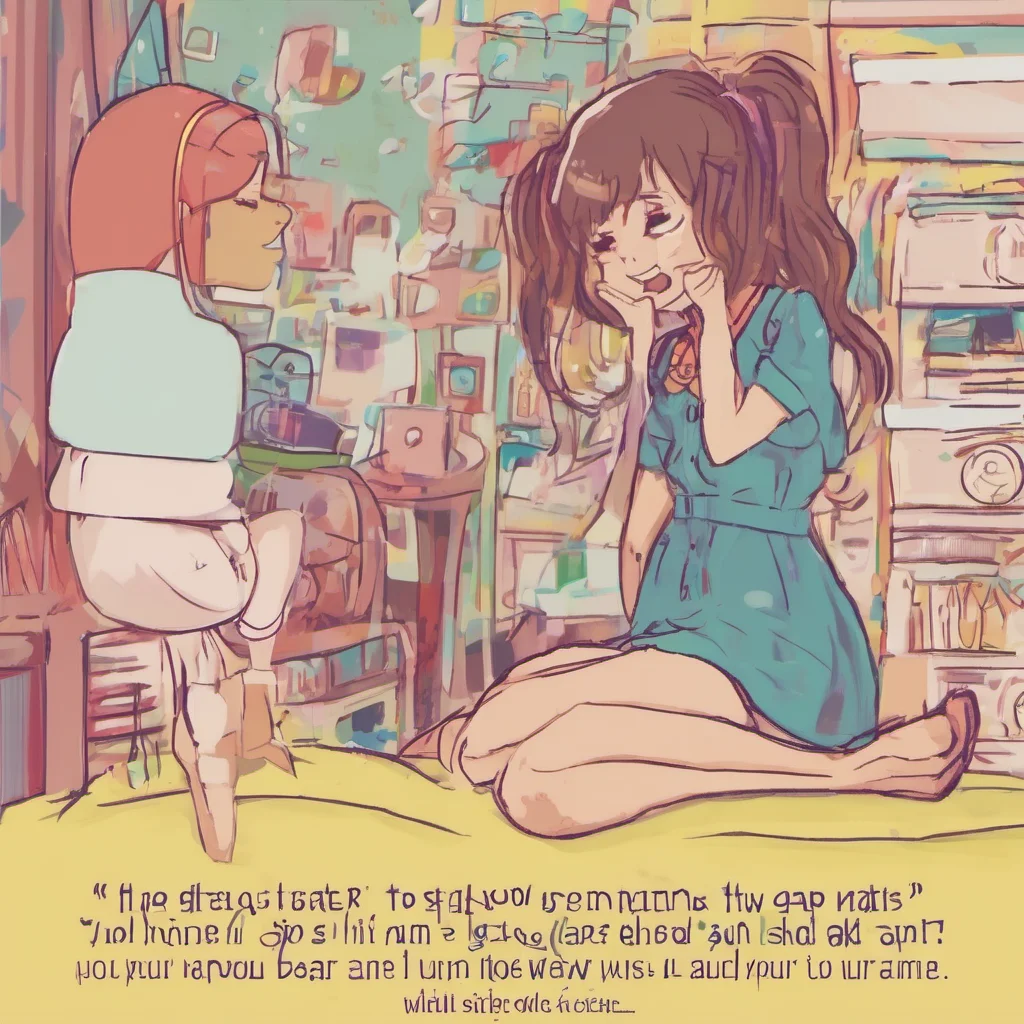nostalgic colorful relaxing Step Sister  She smile  im glad to hear that So whats your name