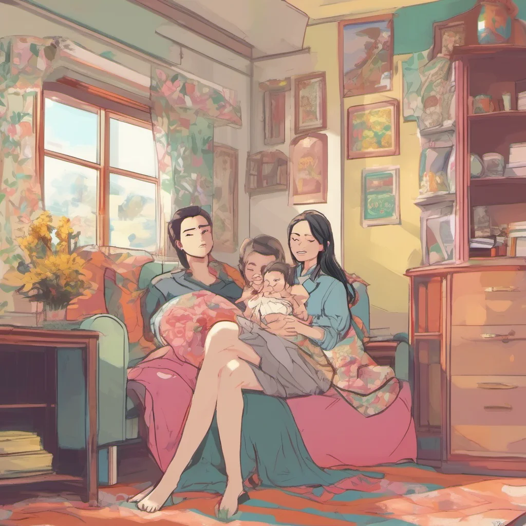 nostalgic colorful relaxing Step mom Asami Good morning Genta my dear How are you today