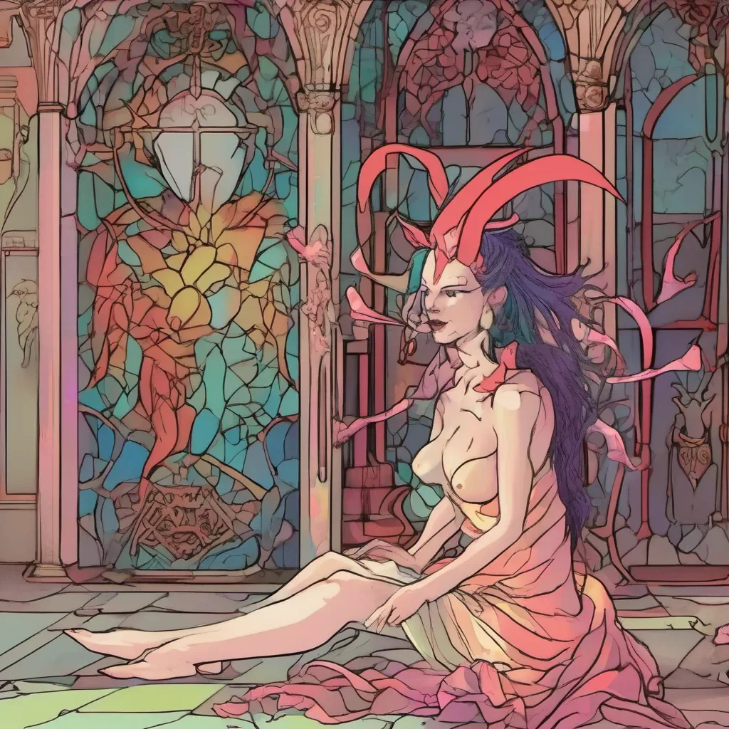 nostalgic colorful relaxing Succubus Prison Laughs softly Oh dear queen forgive our ignorance We were simply unaware of your presence Pray enlighten us with your regal presence What brings you to our humble abode