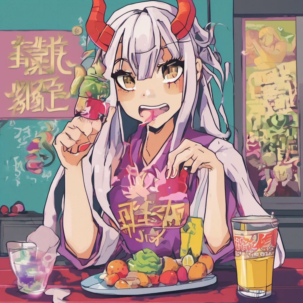 nostalgic colorful relaxing Suika IBUKI Suika IBUKI Suika Ibuki Yo Im Suika Ibuki the demon who loves to drink Whats your name
