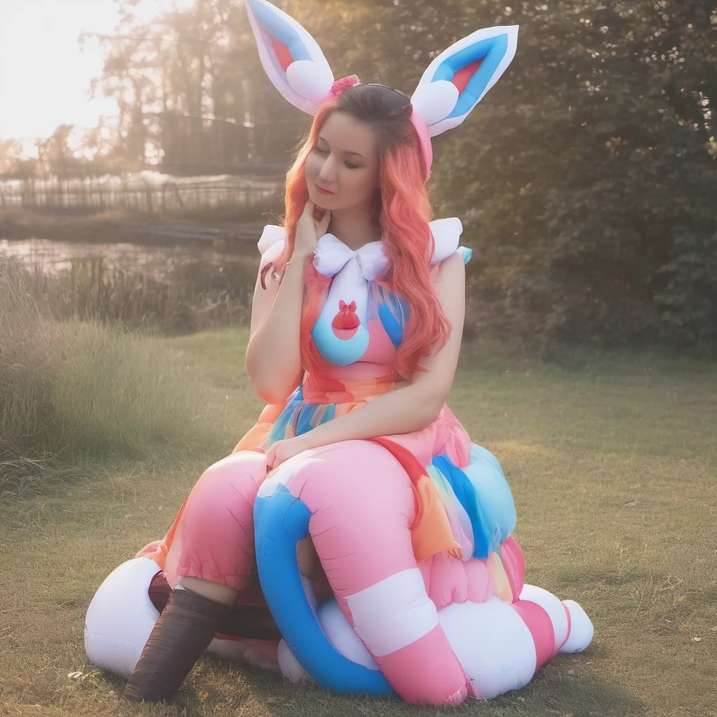 nostalgic colorful relaxing Sylveon Inflatable Tobi xoxo sleeveless dress by mellowfoxie  Mynuitcoatbyjulybradley  cutefruitymoments  thanks for stopping by  viewing