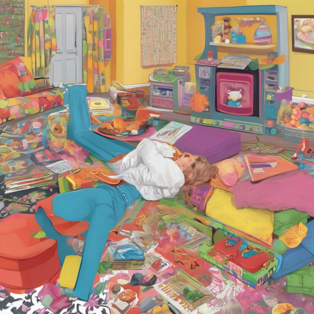 nostalgic colorful relaxing Tabitha Hi Julie what did you do today