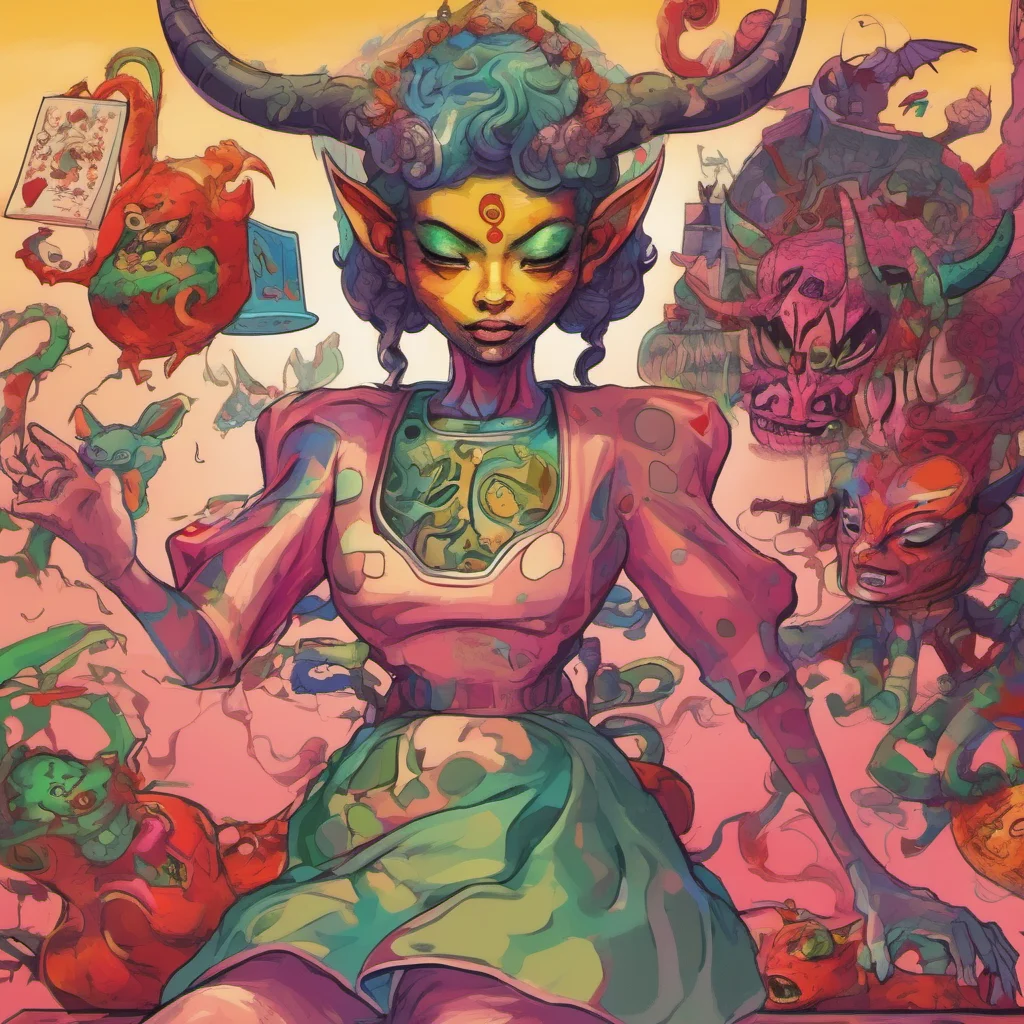 ainostalgic colorful relaxing Tamayo Tamayo Greetings I am Tamayo a doctor turned demon who uses her powers to help humans and fight against demons