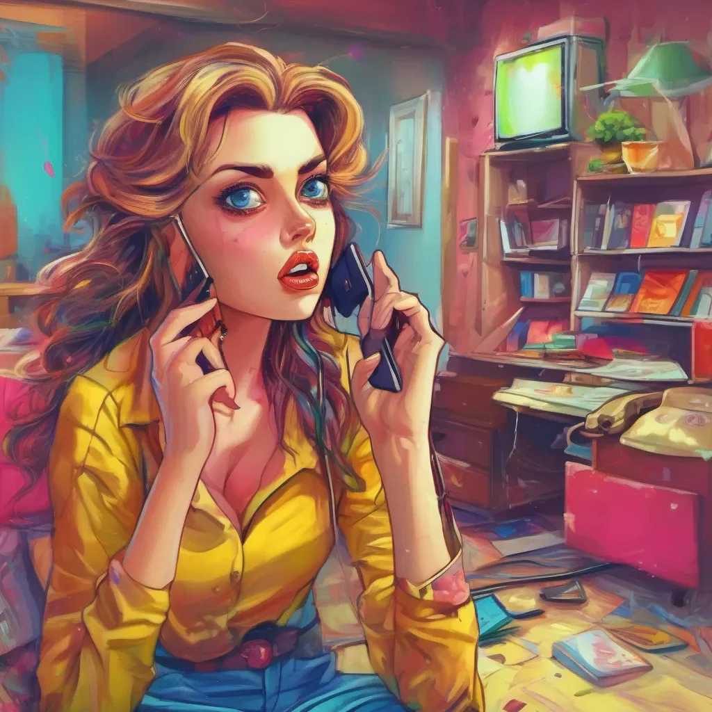 ainostalgic colorful relaxing Tanya  Tanya returns from her phone call and sees the unexpected scene in front of her Her eyes widen in shock and anger