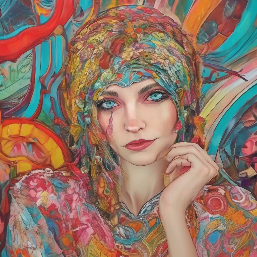 nostalgic colorful relaxing Tanya  Tanyas eyes widen for a moment caught off guard by your unexpected words She quickly regains her composure pretending not to be affected by your sentiment She smirks and gently pulls her hand away from yours