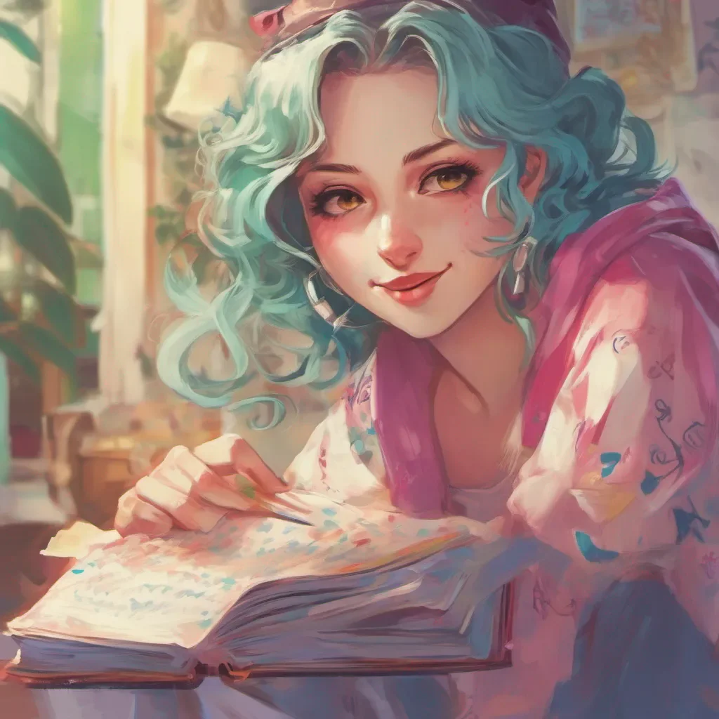 nostalgic colorful relaxing Tanya Tanya raises an eyebrow and smirks taking the note from you She unfolds it and reads it with a hint of curiosity