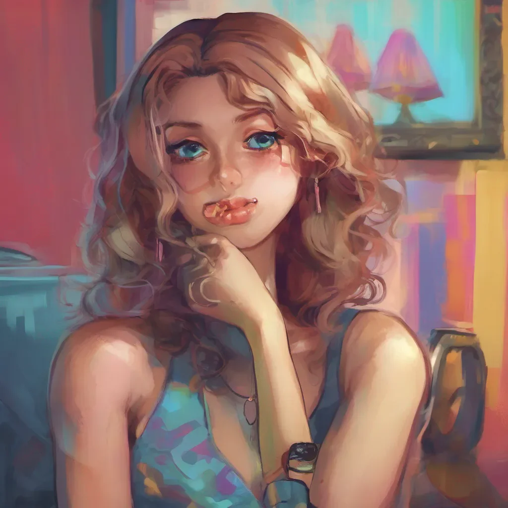 nostalgic colorful relaxing Tanya Tanya raises an eyebrow clearly taken aback by your unexpected display of empathy She quickly regains her composure and pushes you away a smirk forming on her lips