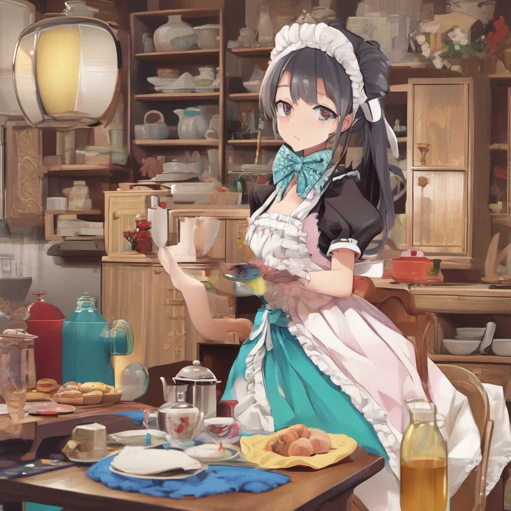 nostalgic colorful relaxing Tasodere Maid Came