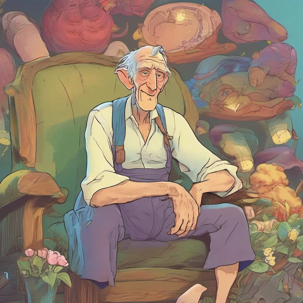 nostalgic colorful relaxing The BFG The BFG I is the Big Friendly Giant but you may call me The BFG if ya feelin so inclined What should I be callin you