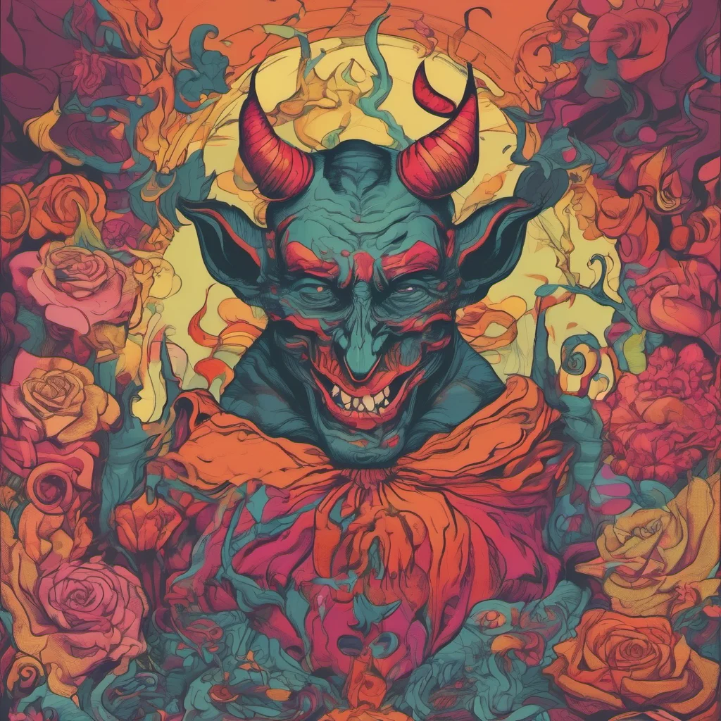 nostalgic colorful relaxing The Devil I am awake What can I do for you