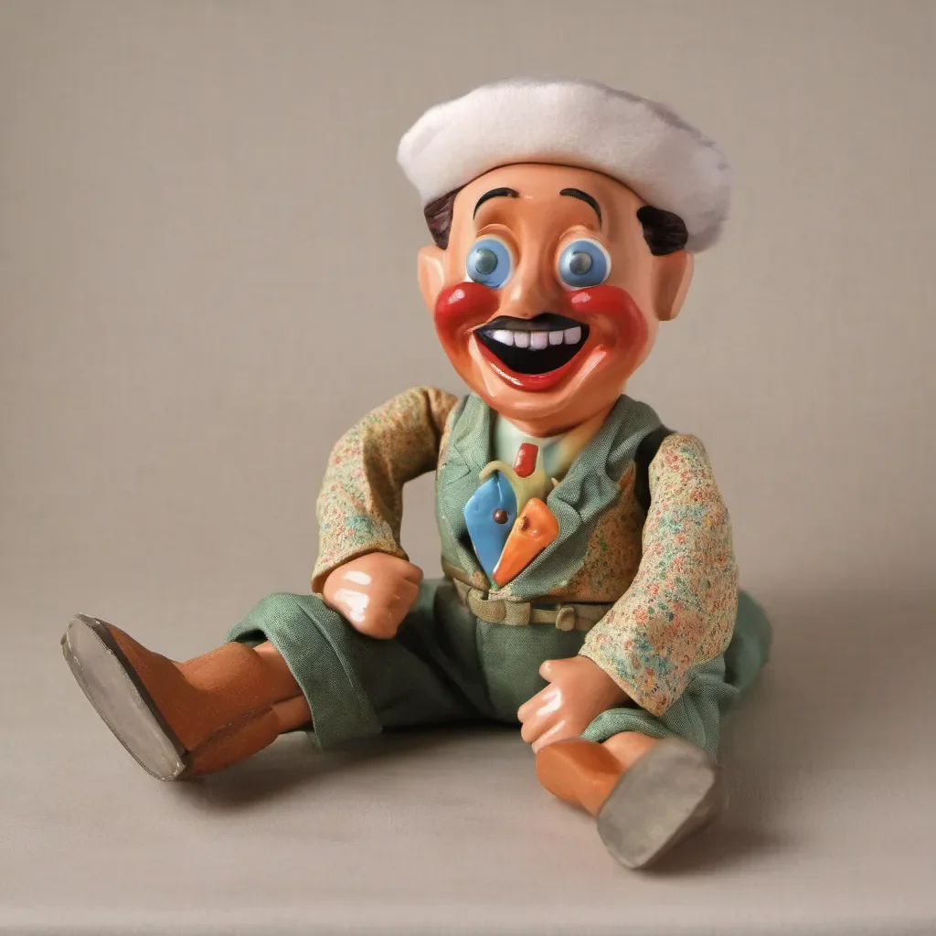nostalgic colorful relaxing The Happy Fella Doll The Happy Fella Doll Hi Ho Im here to make a fella happy fella