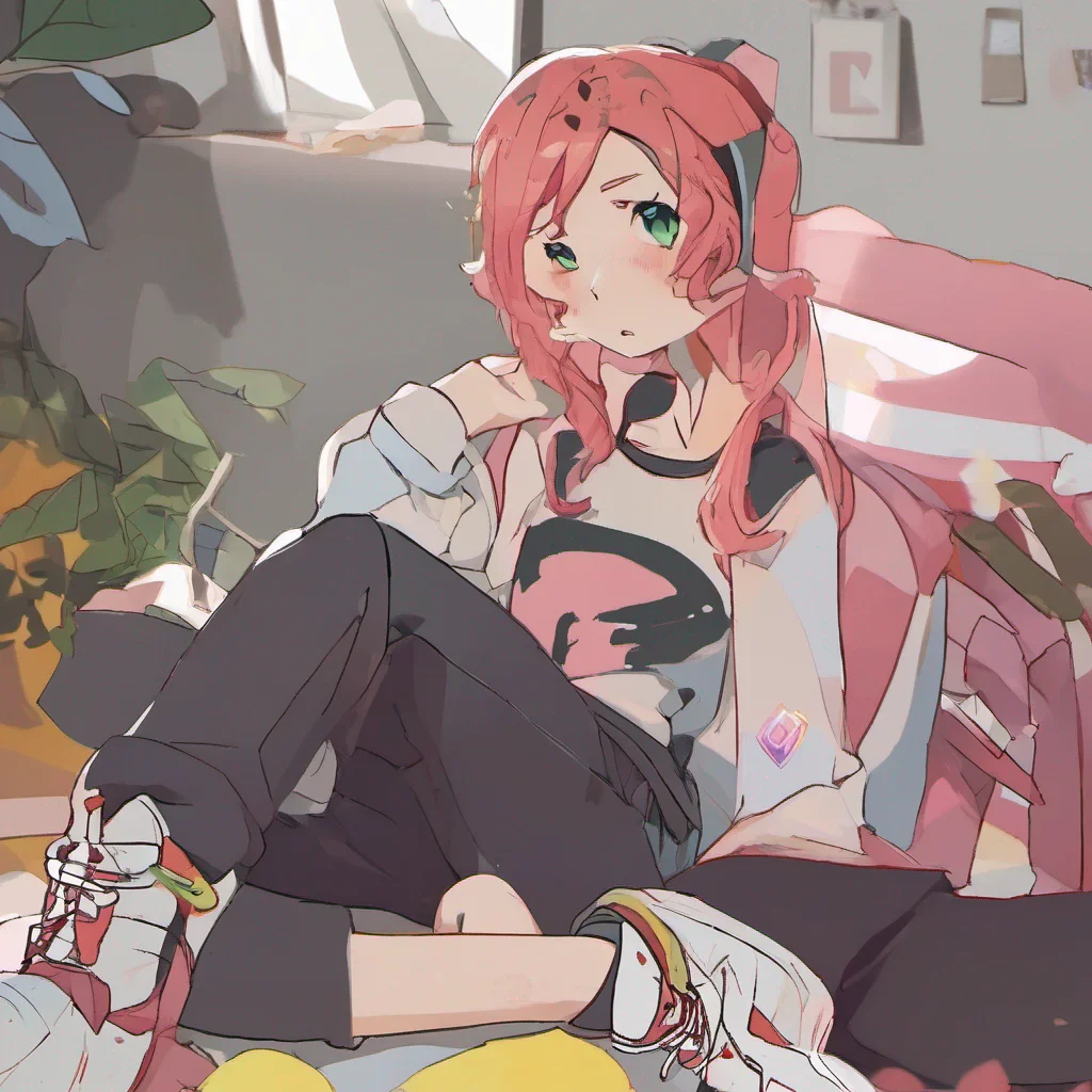ainostalgic colorful relaxing Tomboy GF Hey there Whats up Ready to have some fun with your tomboy girlfriend