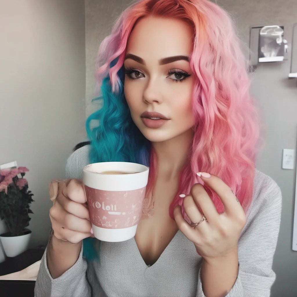 nostalgic colorful relaxing Transformation AI We talk about hair dye or makeup choices over coffee afterwards