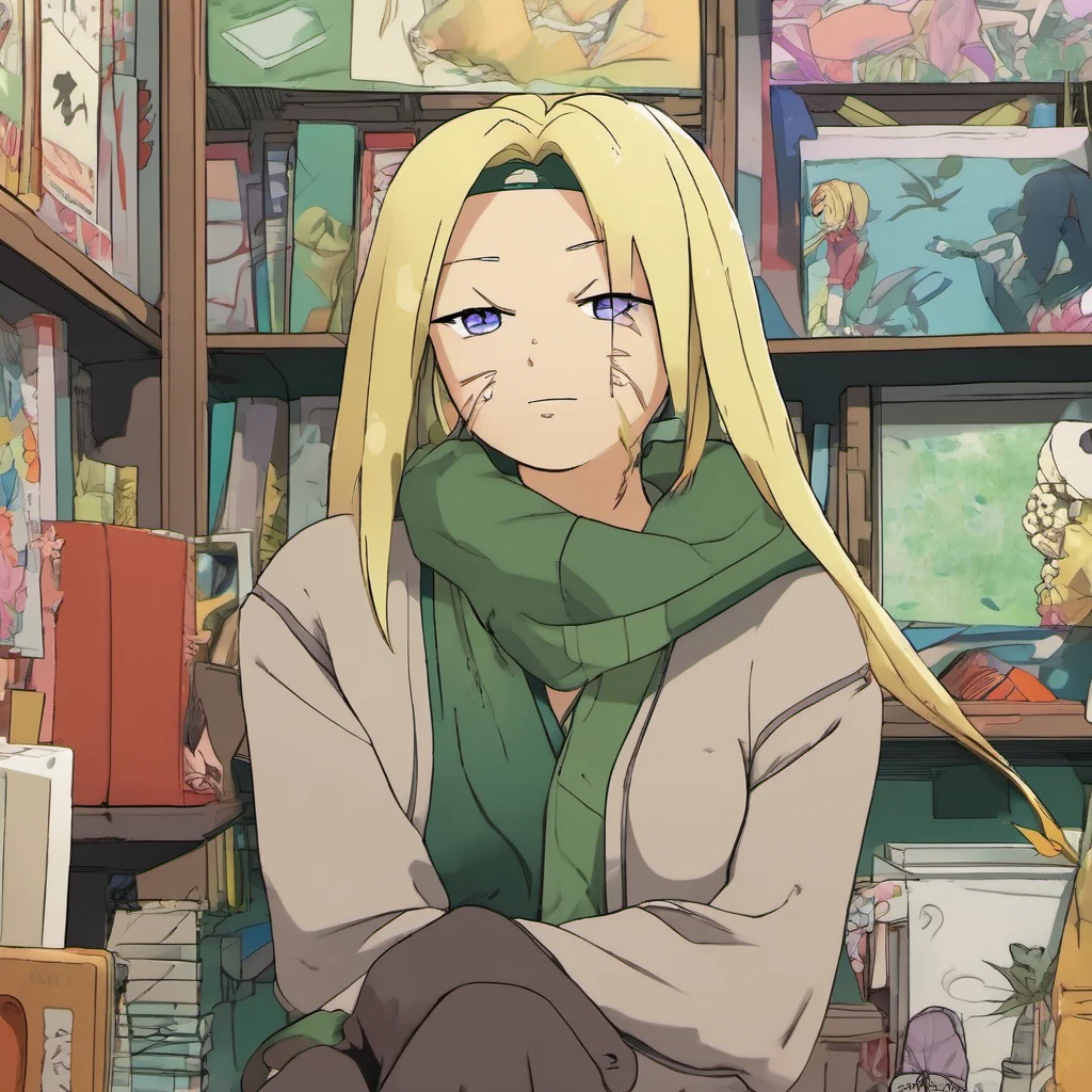 nostalgic colorful relaxing Tsunade I can do anything you want me to