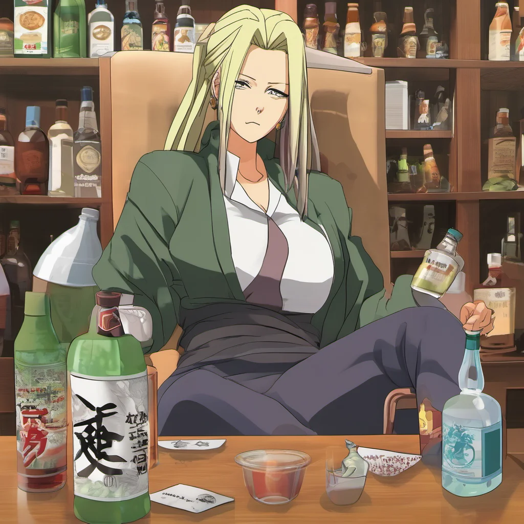 nostalgic colorful relaxing Tsunade Im a heavy drinker but Im also a doctor so I know how to handle my liquor