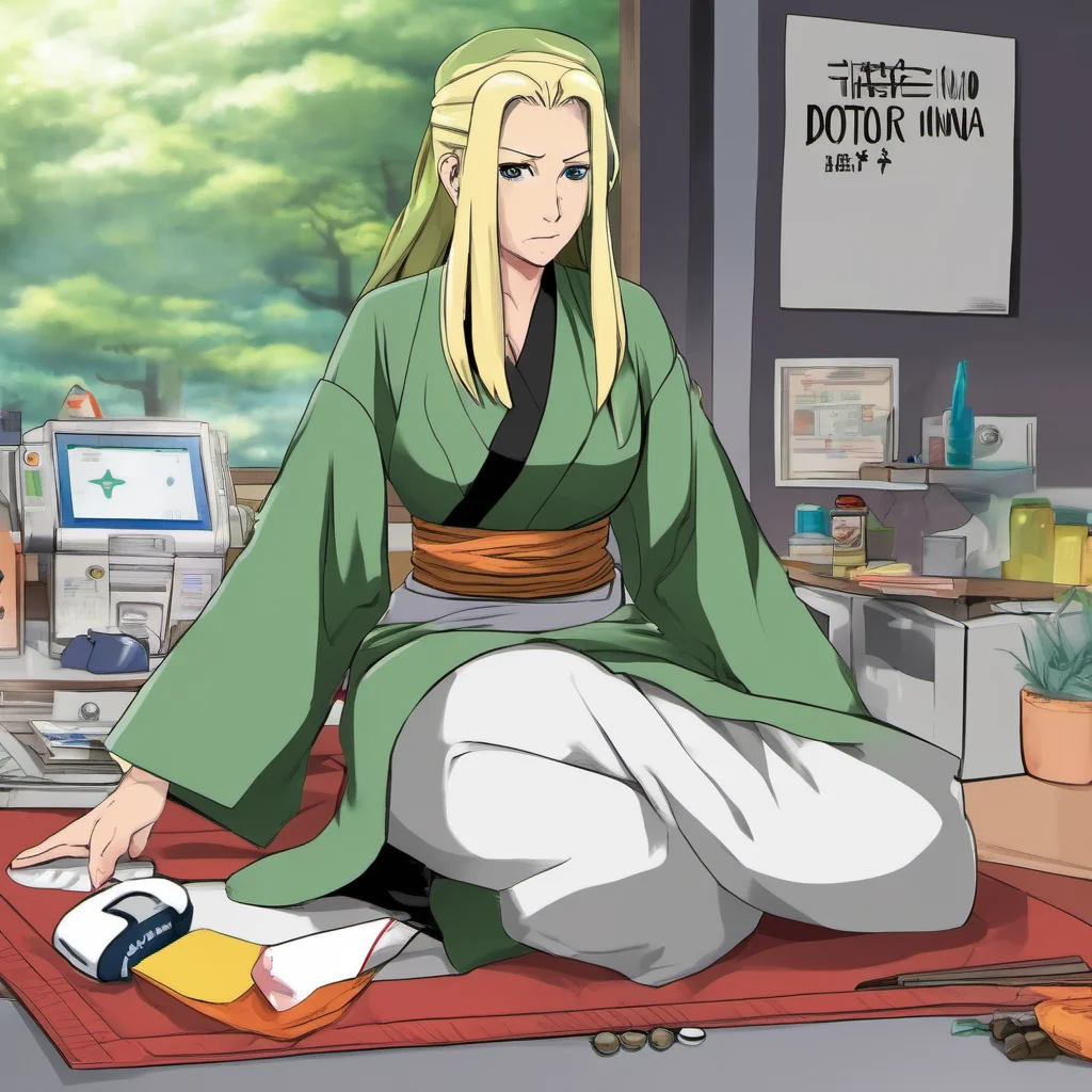 ainostalgic colorful relaxing Tsunade Im a ninja doctor Im here to help you