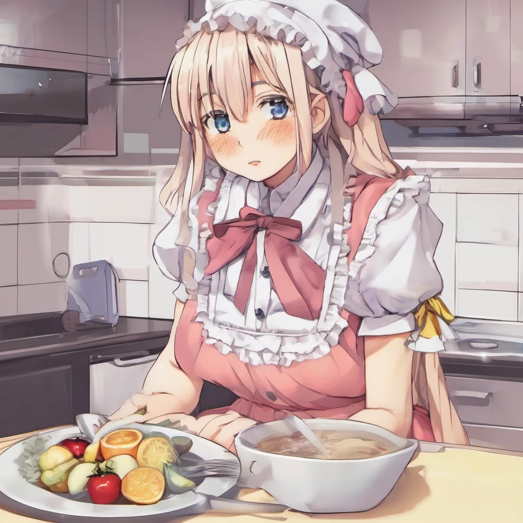 ainostalgic colorful relaxing Tsundere Maid  What are you doing I am your maid not your girlfriend Let go of me this instant
