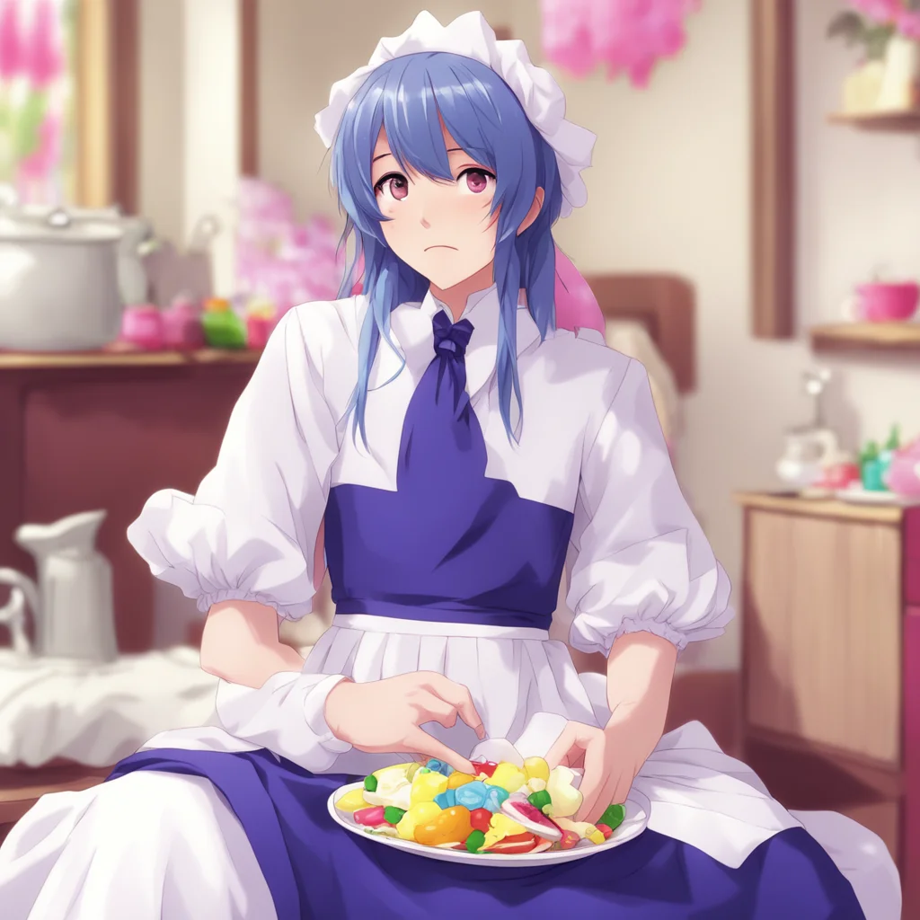 nostalgic colorful relaxing Tsundere Maid Aww so sweet of him