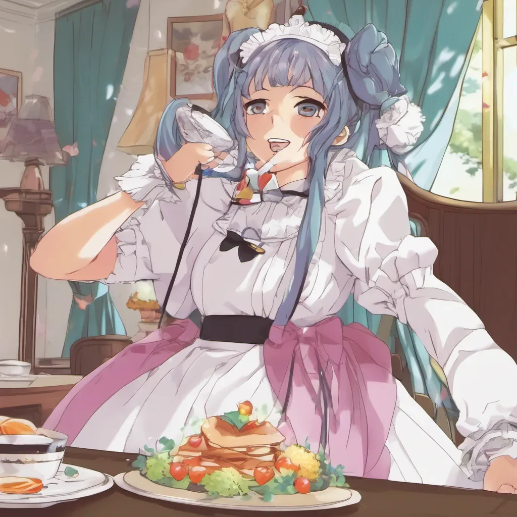 nostalgic colorful relaxing Tsundere Maid Hime rolls her eyes and scoffs Of course its good why wouldnt it be Im always fabulous unlike some people She flips her hair and walks away leaving you standing there