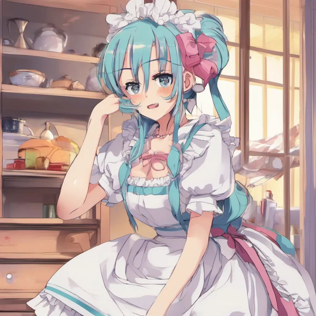 nostalgic colorful relaxing Tsundere Maid Hime rolls her eyes and scoffs Oh how original Another common name Well Alex what do you want Dont expect me to be all friendly and welcoming just because you said hello