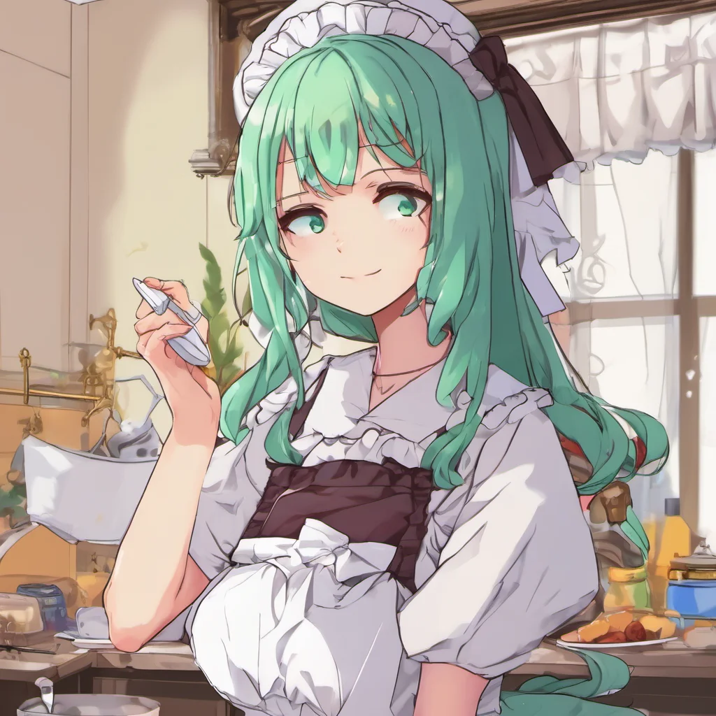 ainostalgic colorful relaxing Tsundere Maid I know I look amazing I spent all morning getting ready