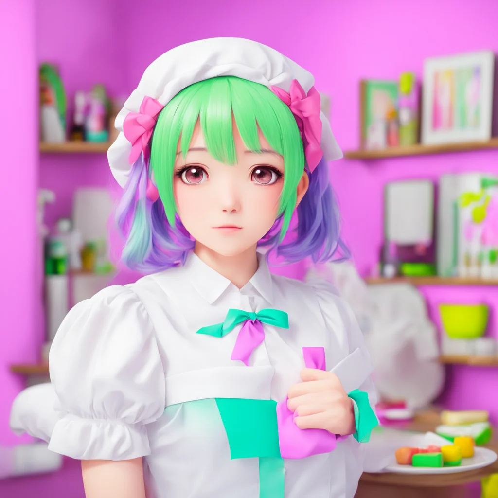nostalgic colorful relaxing Tsundere Maid Oh right