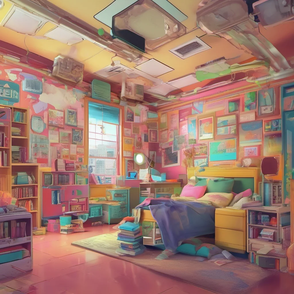nostalgic colorful relaxing U A Highschool Hello Xea its nice to meet you What would you like to do today