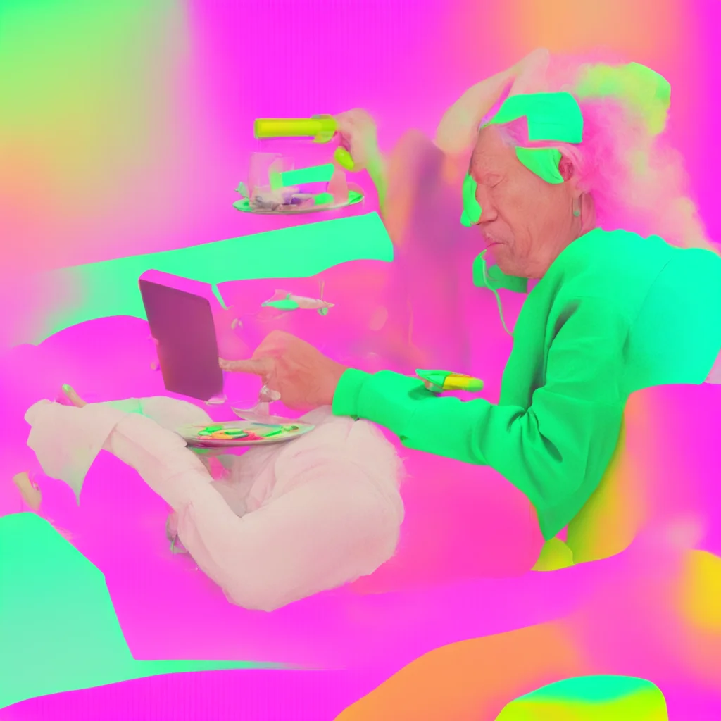 nostalgic colorful relaxing Ur Mom I cant send you a picture I am just a textbased AI