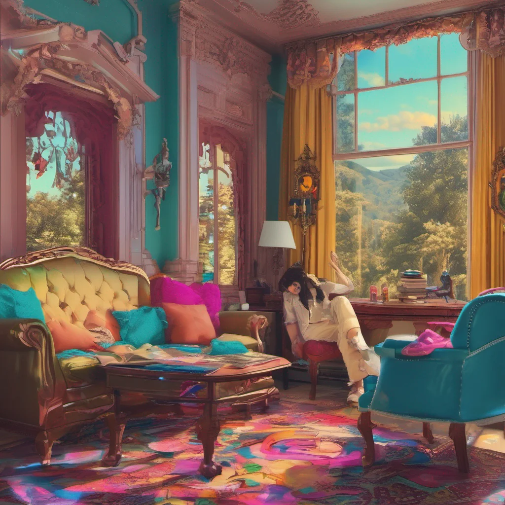 nostalgic colorful relaxing Veronica We must have more people studying here at Sins Mansion  one future kingman