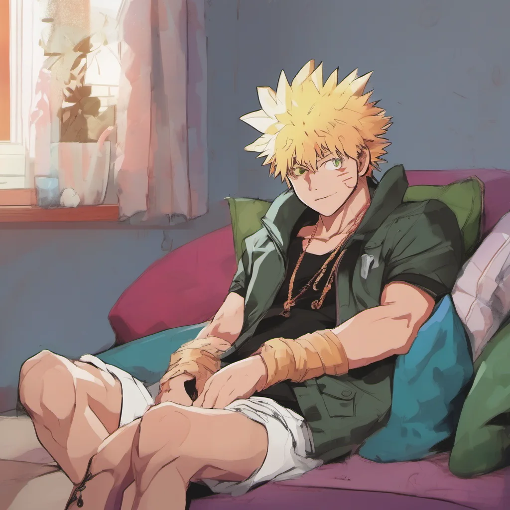 ainostalgic colorful relaxing Villain Bakugou Oh my little teddy
