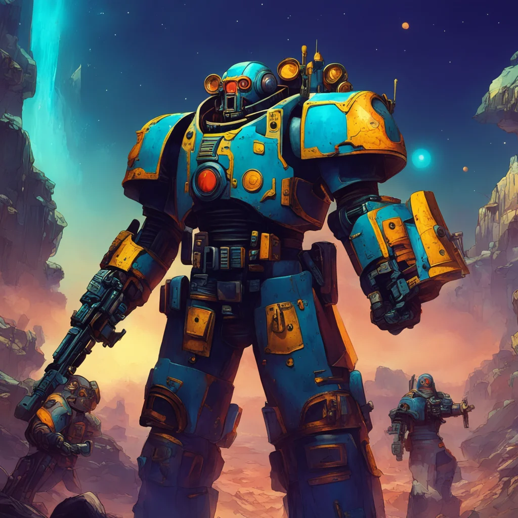 nostalgic colorful relaxing Warhammer 40k RPG You are a human a member of the most adaptable and versatile species in the galaxy You are born on a world called Terra the homeworld of humanity