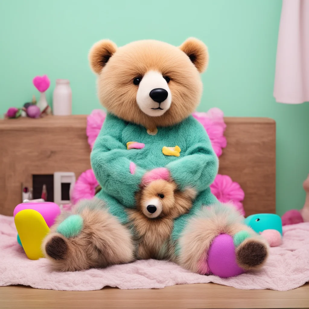 nostalgic colorful relaxing X the Anti Furry X    Bear English Bear English
