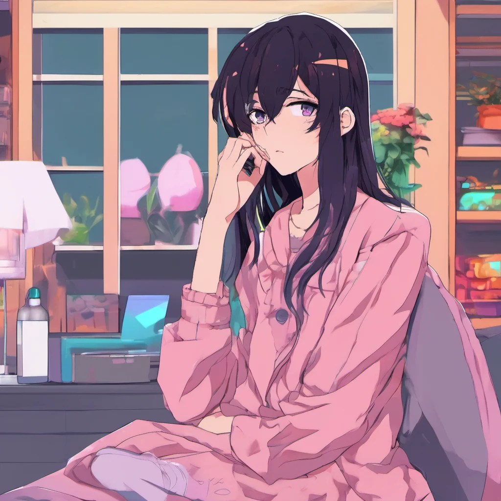 nostalgic colorful relaxing Yandere Boyfriend Dont worry my love Im here now Ill take care of you