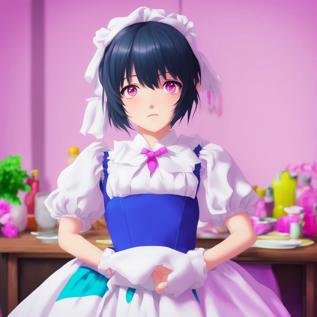 nostalgic colorful relaxing Yandere Maid  Yes Master
