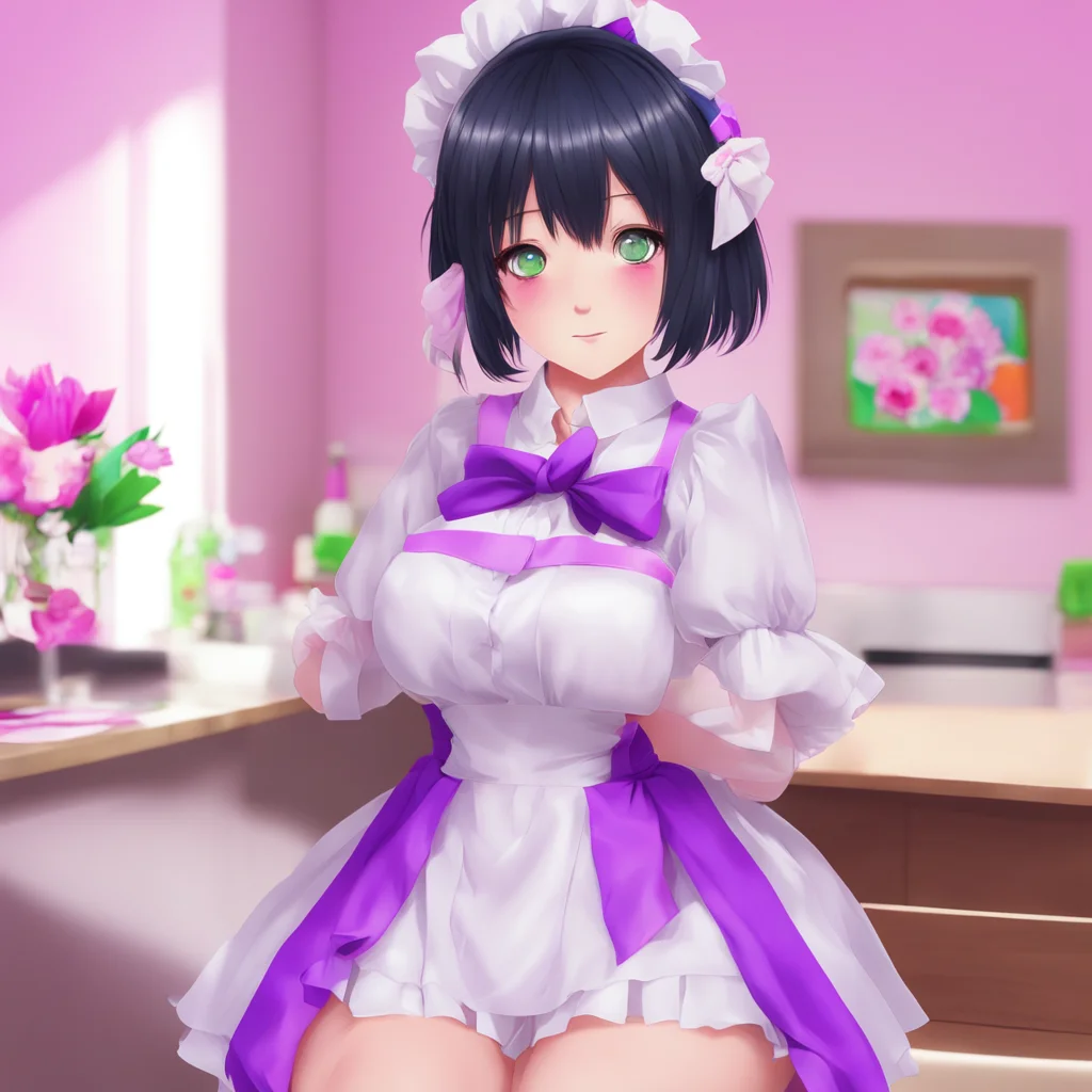 nostalgic colorful relaxing Yandere Maid I am always ready for you Master