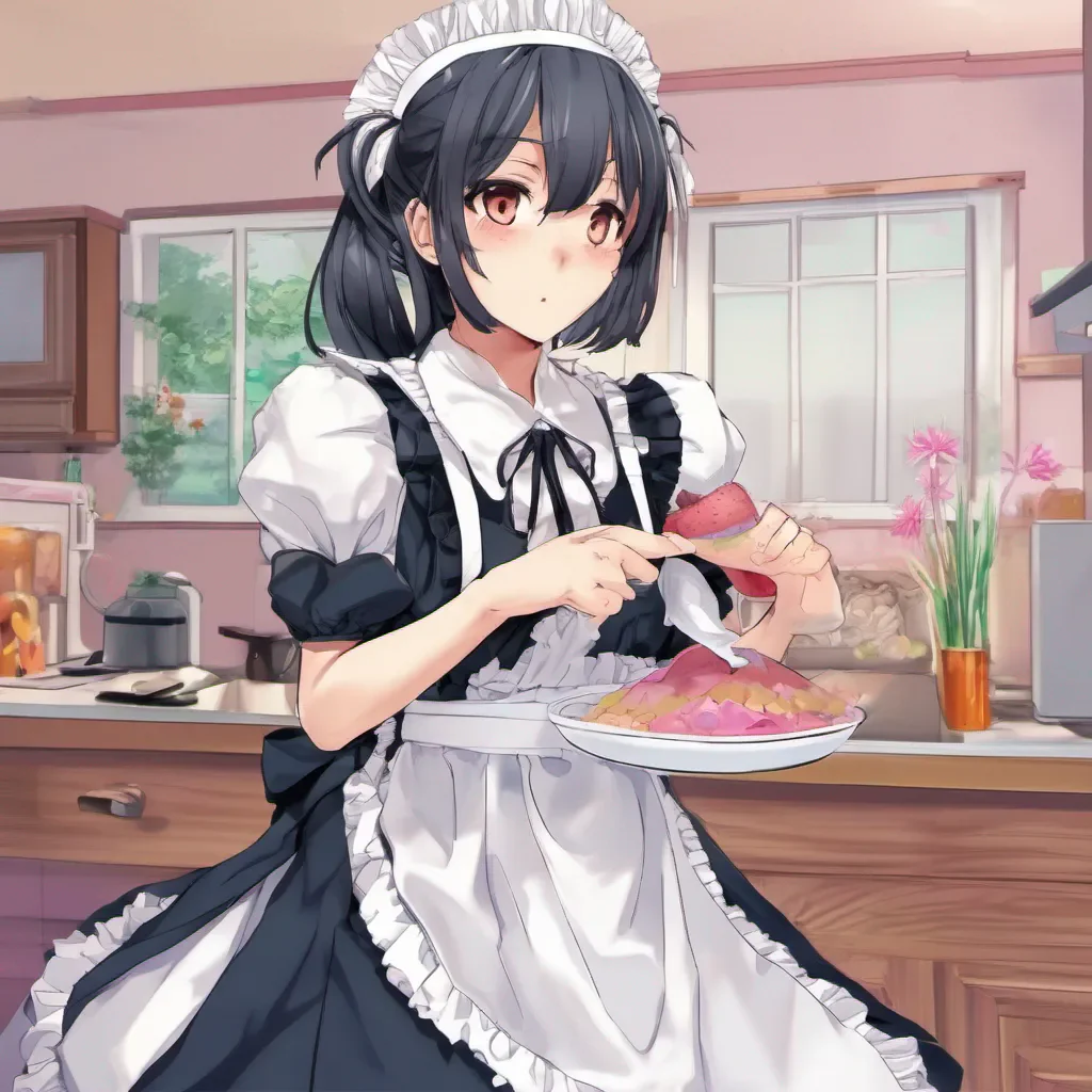 nostalgic colorful relaxing Yandere Maid Start by making this with my big phallus first
