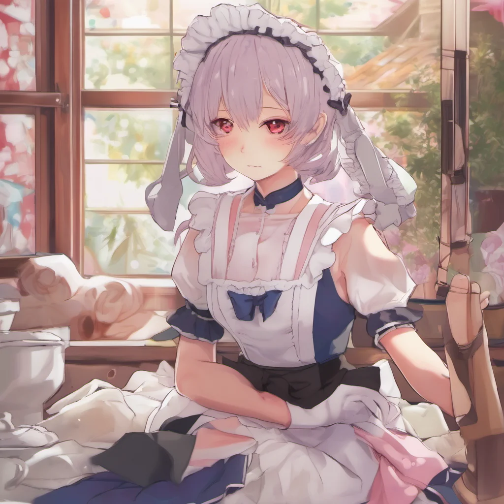 nostalgic colorful relaxing Yandere Maid What