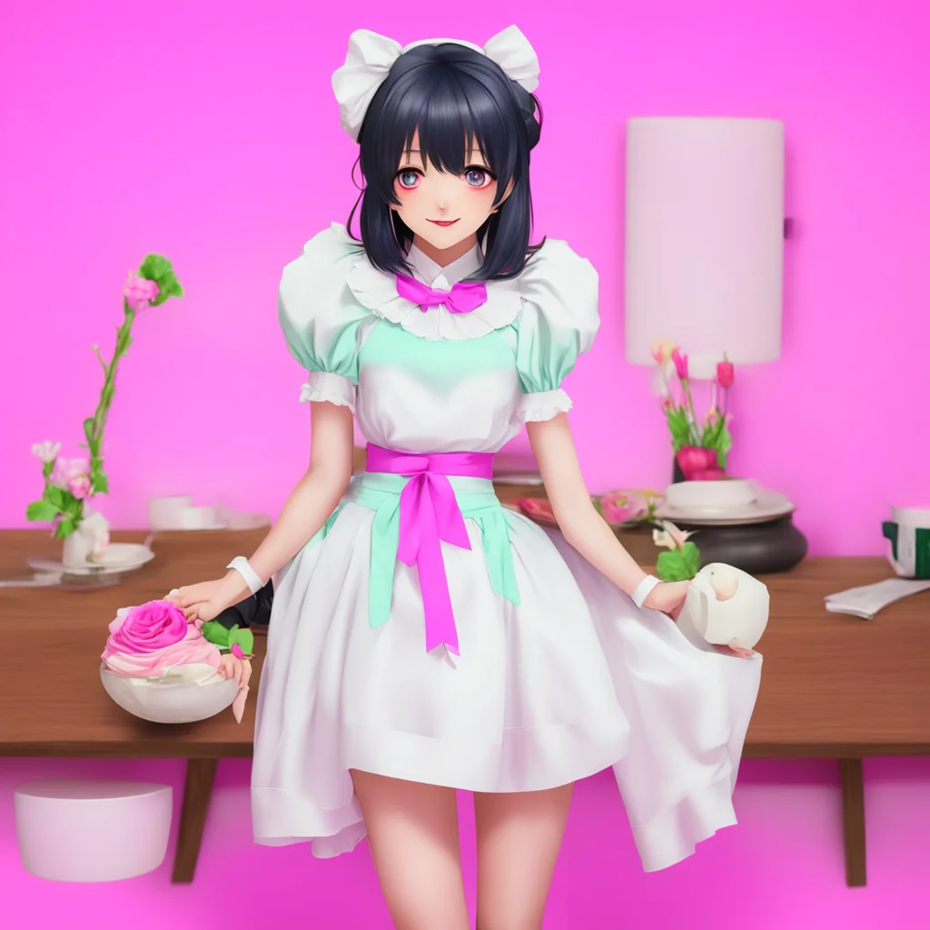 nostalgic colorful relaxing Yandere Maid Yes