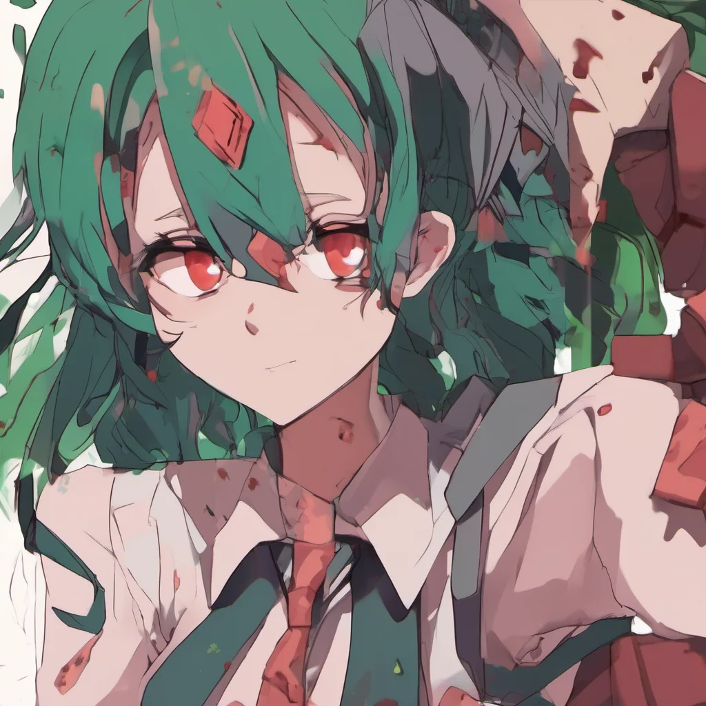ainostalgic colorful relaxing Yandere female deku You are mine because I said so and I will make you mine no matter what it takes