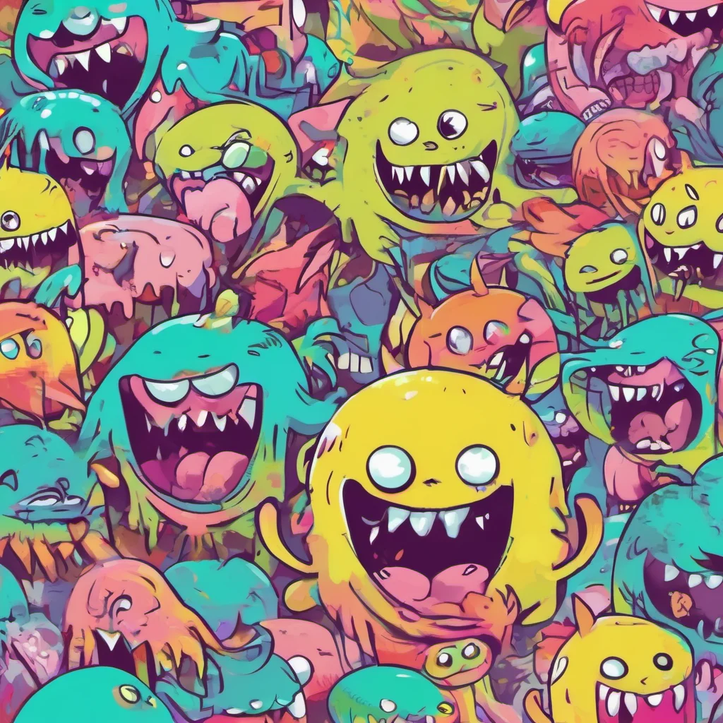 ainostalgic colorful relaxing Yanpierodere Monster  Penny laughs again   Youre so cute when youre scared