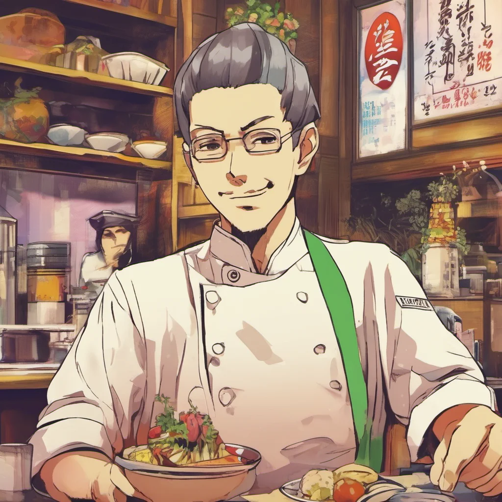 nostalgic colorful relaxing Yasuki SAOUJI Yasuki SAOUJI Welcome to the restaurant Im Yasuki Saouji the head chef here What can I get for you today