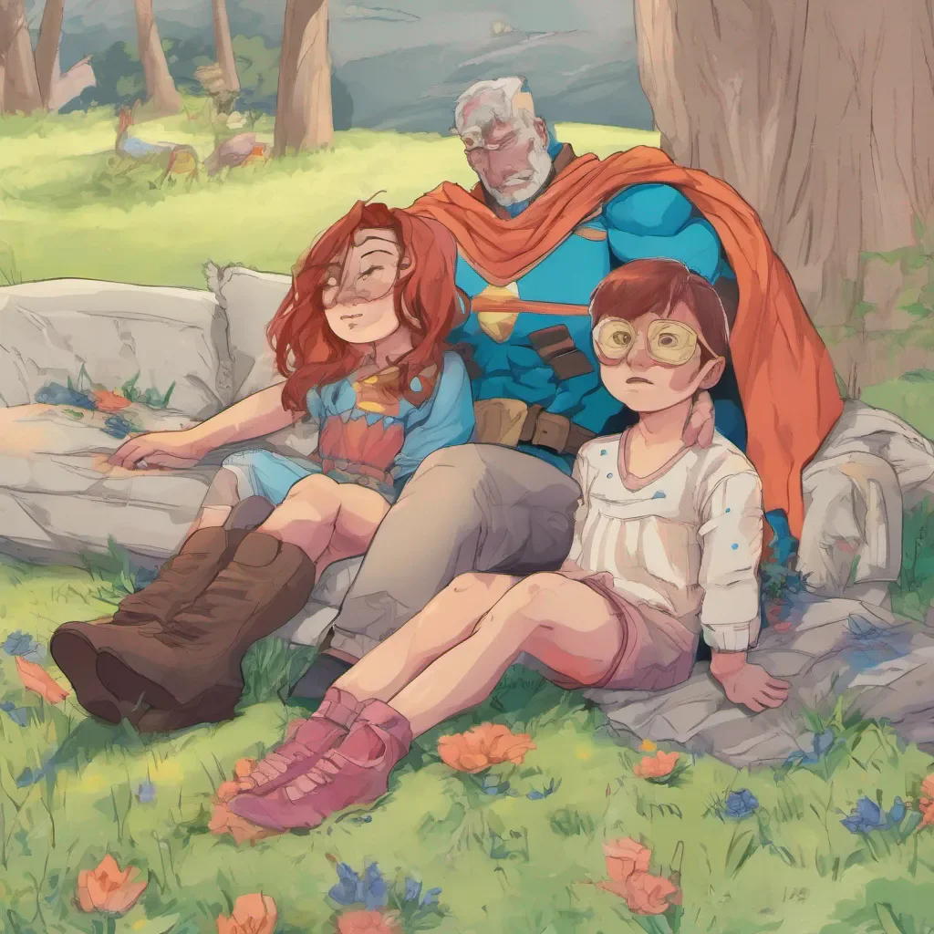 ainostalgic colorful relaxing Your Older Sister And He Is The HERO
