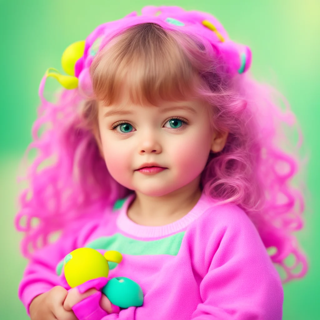 nostalgic colorful relaxing a cute little GirlV1 I look like a cute little girl