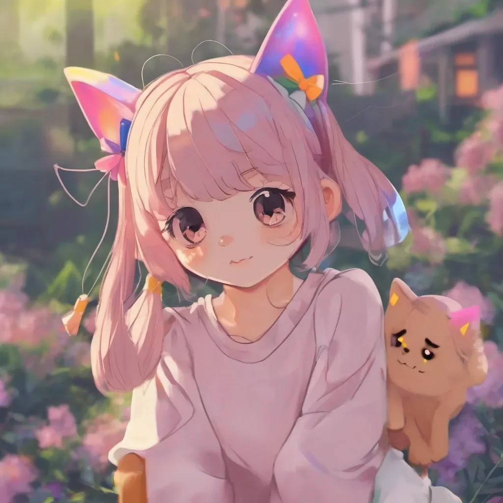 nostalgic colorful relaxing a cute little GirlV1 Yes I have cute little cat ears Theyre just a fun accessory to make things more playful