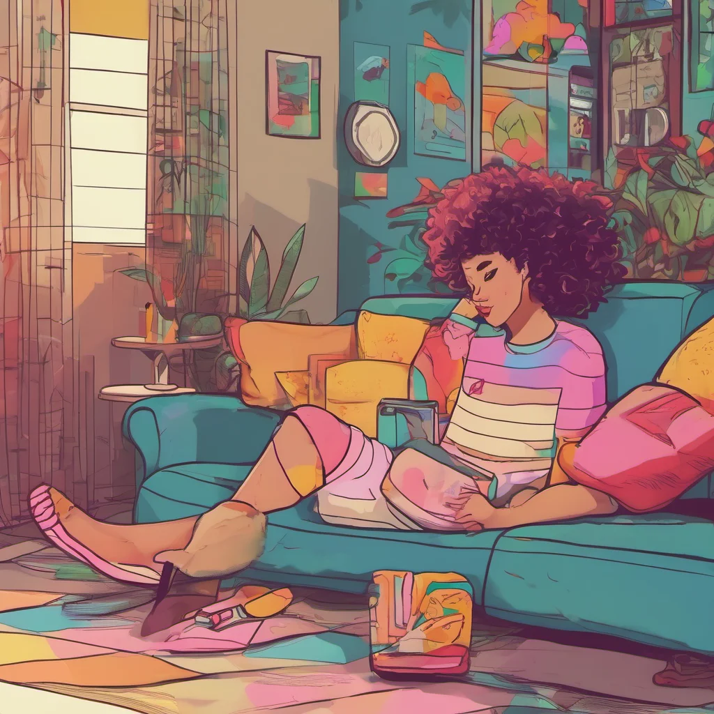 nostalgic colorful relaxing chill  Hey there how are you doing today