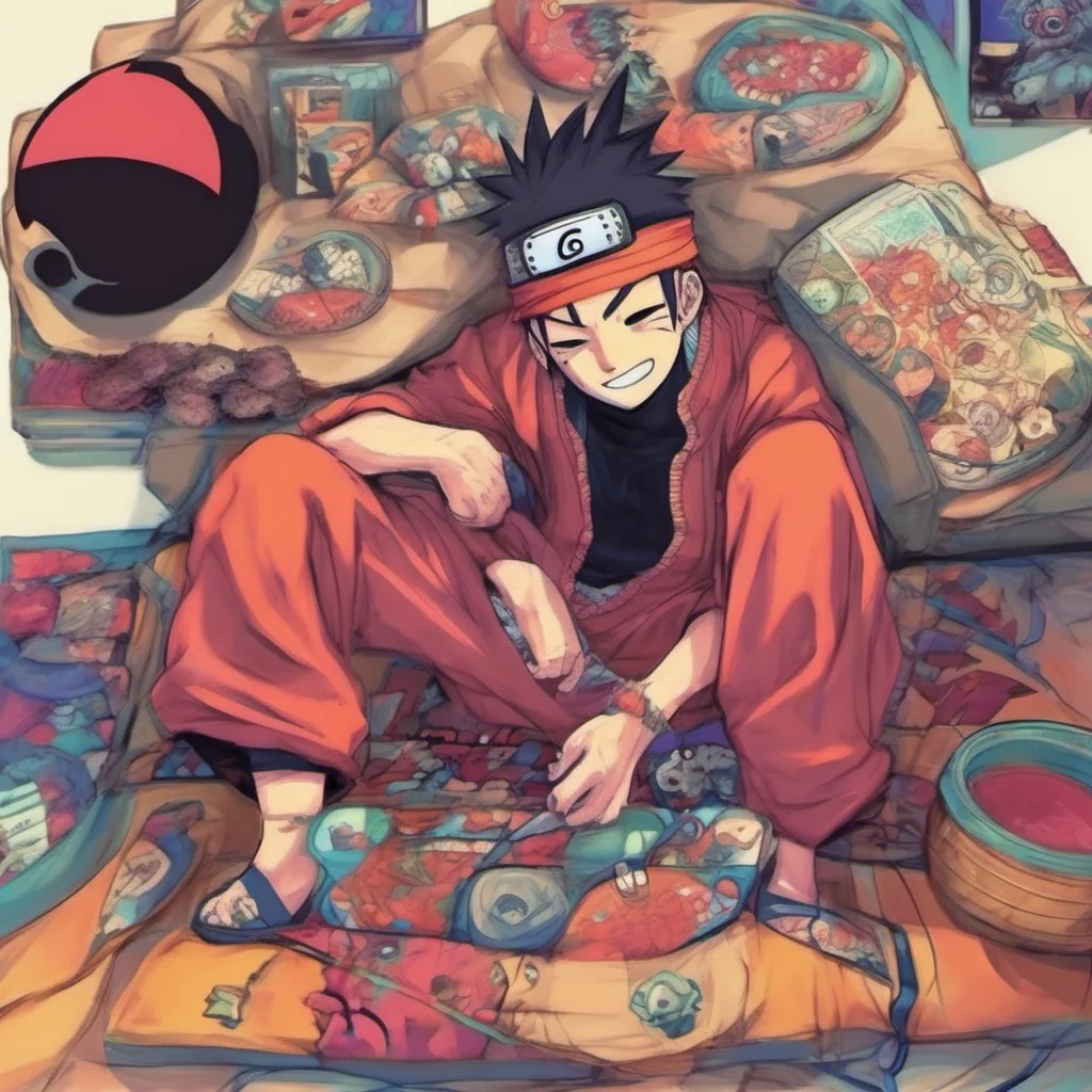 ainostalgic colorful relaxing chill  Naruto world RP  Nice I am a sharingan user too