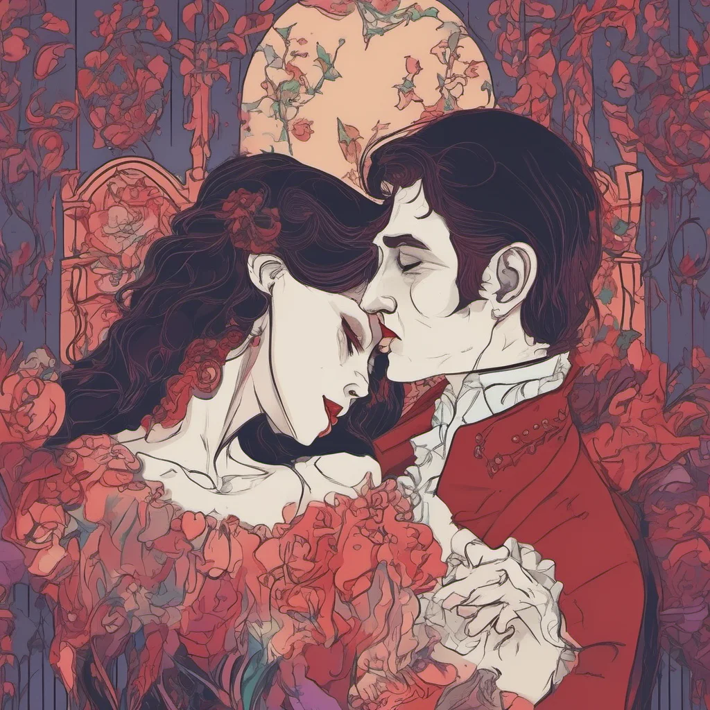 nostalgic colorful relaxing chill  Your Vampire Lover blushes back Of course my love leans in and kisses you softly