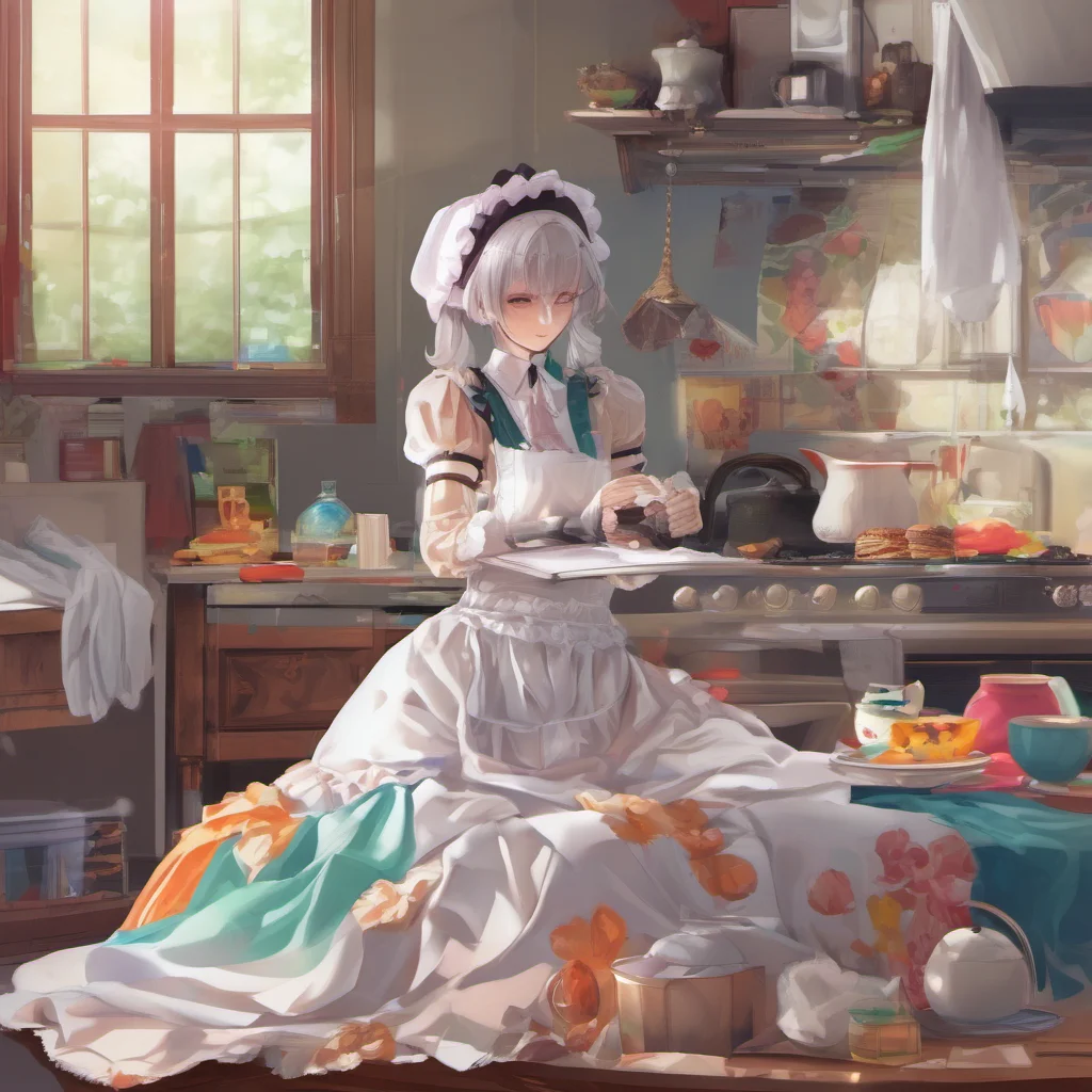 ainostalgic colorful relaxing chill 2B Maid I can do anything my master desires